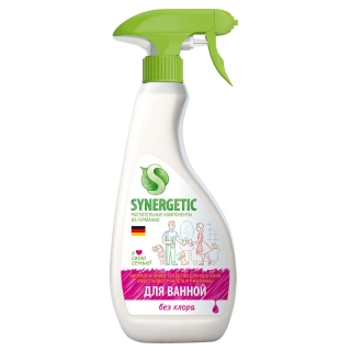 Средство для чистки сантехники, ванн, раковин, душевых кабин, Synergetic спрей, биоразлагаемое,500мл