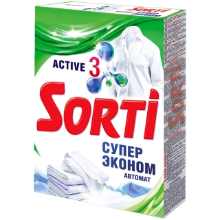 Порошок для машинной стирки Sorti Супер Эконом, 350г
