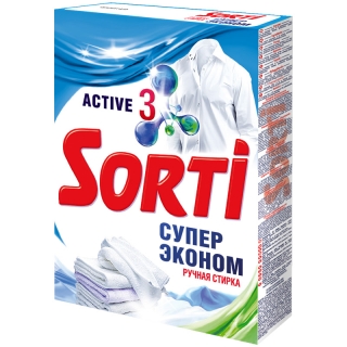 Порошок для ручной стирки Sorti Супер Эконом, 350г