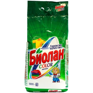 Порошок для машинной стирки Биолан Color, 9кг