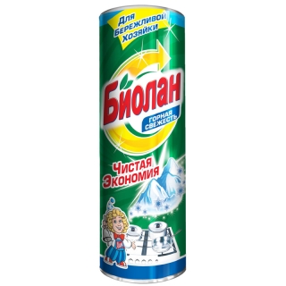 Средство чистящее Биолан Горная свежесть, порошок, 400г