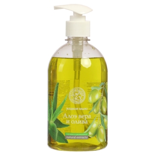 Мыло жидкое Душистый Колокольчик Алоэ вера и Олива, с дозатором, 500мл