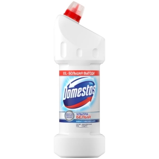Средство для туалета Domestos Ультра белый, гель, 1,5л