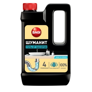 Средство для прочистки труб Bagi Шуманит, гель, 450мл