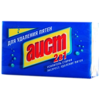 Мыло хозяйственное для удаления пятен Аист 2в1, 150г