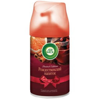 Сменный баллон для освежителя воздуха Airwick Freshmatic Рождественский напиток, 250мл