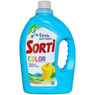 Гель для стирки Sorti Color, 1,2л
