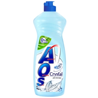 Средство для мытья посуды AOS Crystal, 900мл