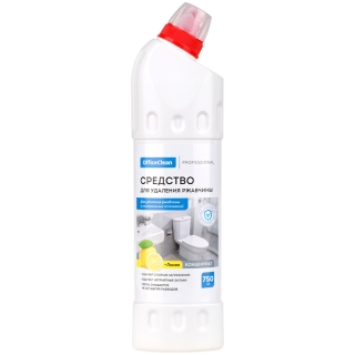 Средство усил.дейст.для удал. ржав.и мин.отложений,концентр. OfficeClean Professional.Лимон,750мл