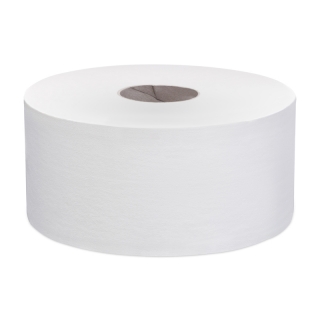 Бумага туалетная Focus Eco Jumbo, 1 слойн, 450 м/рул, тиснение, белая