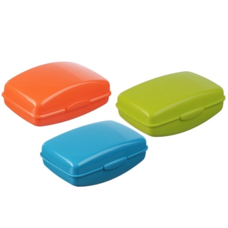 Мыльница дорожная Idea, 10*4,4*6,8см, пластик, цвет микс (разноцветный)