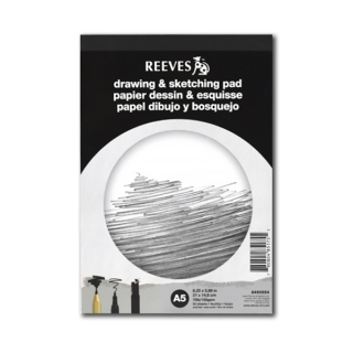 Бумага для эскизов и рисования Reeves, 150г/м2, A5, альбом-склейка 50 листов