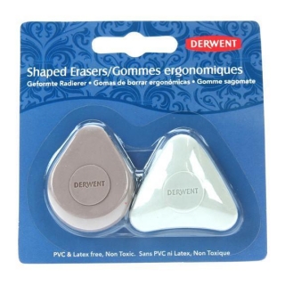 Набор фигурных ластиков "Shaped Eraser" Derwent, 2 шт