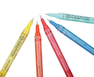 Набор цветных капиллярных ручек Graphik Line Painter DERWENT, 20 цветов