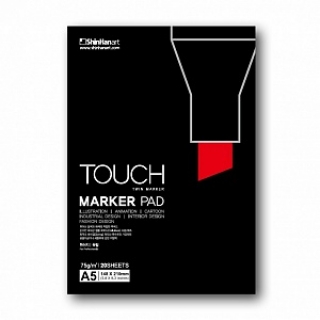 Альбом для маркеров TOUCH Marker Pad ShinHanart, 260 г/кв.м, формат A5, 10 л