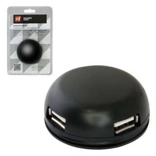 Хаб Defender Quadro Light, USB 2.0, 4 порта, 83201