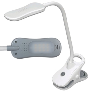 Светильник настольный Supra SL-TL310 на прищепке, Светодиодный, 5 Вт, белый