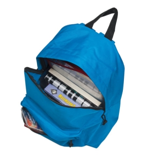 Рюкзак Brauberg, универсальный, сити-формат, один тон, голубой, 20 литров, 41х32х14 см, 225374