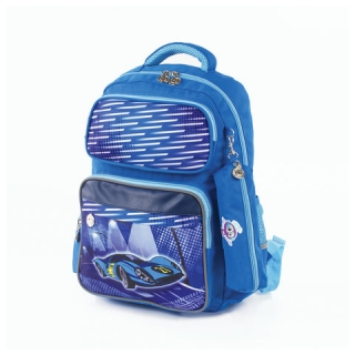 Рюкзак Юнландия с пеналом в Комплекте, эрго-спинка, для мальчиков, Машина, 42х29х14 см, 227851