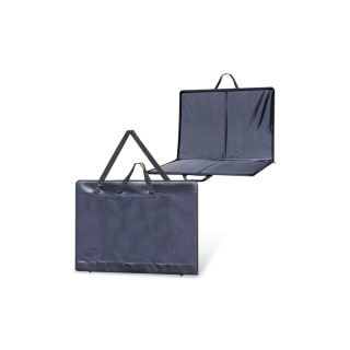 Папка для рисунков и чертежей, А1, 920х660 мм, "Пленэр-1", с ручками, кожзам и ткань, черная