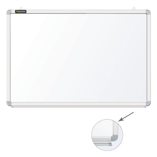 Доска магнитно-маркерная (45х60 см), алюминиевая рамка, Brauberg Premium, 231713