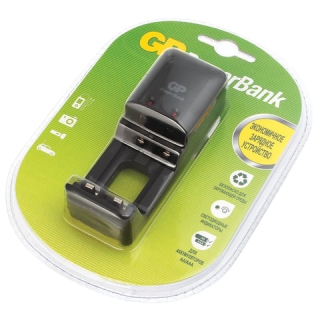 Зарядное устройство GP PB330, для 2-х Аккумуляторов AA или ААА, PB330GSC-2CR1