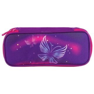 Пенал прямоугольный Tiger Family (Тайгер), 1 отделение, Светящаяся ночь, 21х9х6 см, TGET-003F1