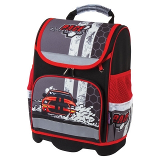 Ранец Юнландия WISE для начальной школы, Racing car, 37х29х15 см, 228815