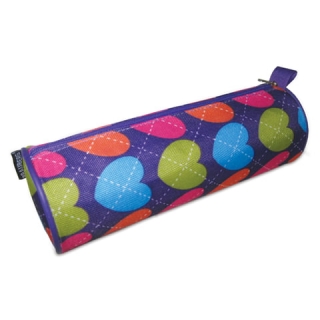 Пенал-косметичка Brauberg, полиэстер, Конфетка, 21х7х7 см, 223906