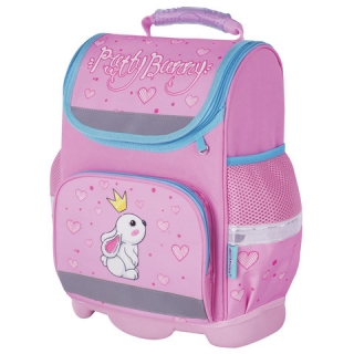 Ранец Юнландия WISE для начальной школы, Pretty bunny, 37х29х15 см, 228816