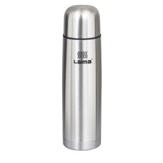 Термос Лайма классический с узким горлом, 0,5 л, нержавеющая сталь, 601412