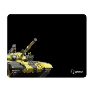 Коврик для мыши Gembird MP-GAME10 Танк, ткань+резина, 250x200x3 мм, черный