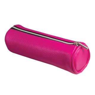 Пенал-косметичка Brauberg под фактурную кожу, Экзотика, розовый, 20х6х6 см, 226736