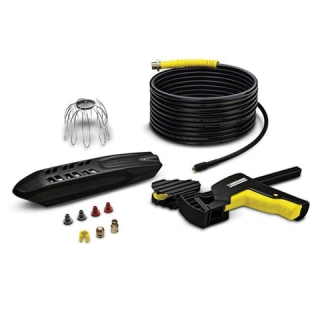 Набор аксессуаров для минимойки Karcher (Керхер), для промывки труб и водосточных желобов, 6 предметов, 2.642-240.0