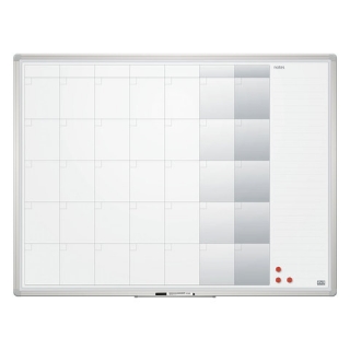 Доска-планинг на месяц магнитно-маркерная 90x120 см, алюминиевая рамка, OFFICE, 2х3, TP007