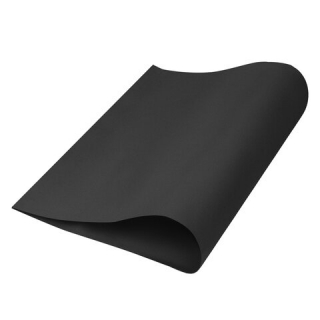 Пористая резина (фоамиран) для творчества, Черная, 50х70 см, 1 мм, Остров сокровищ, 661691