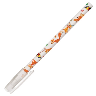 Ручка шариковая Bruno Visconti HappyWrite, синяя, Сказочный лис, узел 0,5 мм, линия письма 0,3 мм, 20-0146