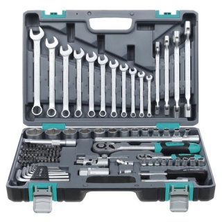 Набор Автоинструментов 88 предметов, Stels, 1/4, 1/2, CrV, головки, биты, ключи, кейс, 14109