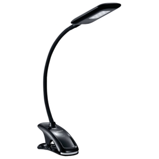 Светильник настольный Supra SL-TL504, на прищепке, Светодиодный, 5 Вт, сенсорное управление, черный