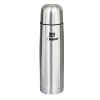 Термос Лайма классический с узким горлом, 0,75 л, нержавеющая сталь, 601413