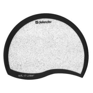 Коврик для мыши Defender Ergo opti-laser, пвх+полиуритан, 215х165х1,2 мм, черный, 50511