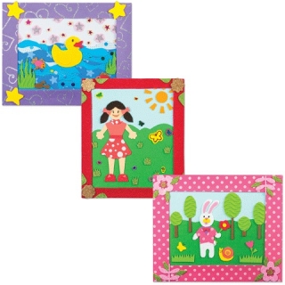 Цветная пористая резина (фоамиран), А4, толщина 2 мм, Остров сокровищ, 5 листов, 5 Цветов, яркий блеск, 660077