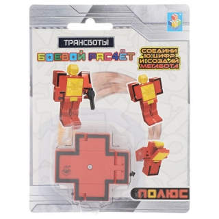 Игрушка-трансформер Трансботы Боевой расчет,  дисплей, 1TOY, Т10379