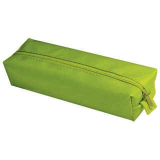 Пенал-косметичка Brauberg под искусственную кожу, Блеск, зеленый, 20х6х4 см, 226721