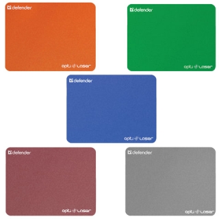 Коврик для мыши Defender Silver opti-laser, полипропилен+ PU, 220х180х0,4 мм, 5 видов, 50410