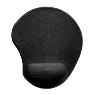 Коврик для мыши Sven GL009BK, полиуретан + лайкра, 260х225х5 мм, черный, SV-009854