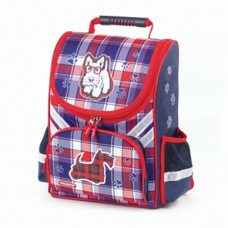 Ранец для учениц начальной школы Пифагор, Скотч-терьер, 36х28х15 см, 227932