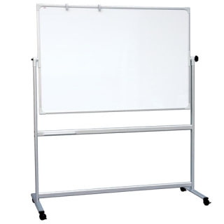 Доска магнитно-маркерная на стенде 120x180 см, 2-сторонняя, держатели для бумаги, OFFICE, 2х3, TOS1218