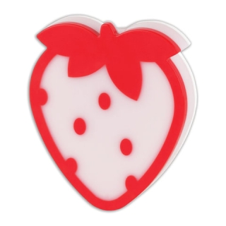 Светильник-ночник ЭРА NN-627 Клубника, Светодиодный, с сенсором света, детский, красный, NN-627-LS-R