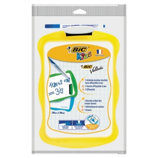 Доска двусторонняя маркерная А4 (200х310 мм),с маркером и стирателем, рамка , BIC Velleda, 841362